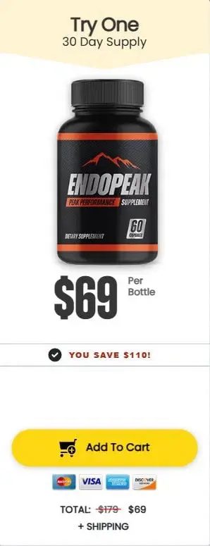 Endopeak - 1 bottle pack